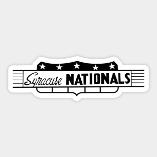 Defunct Syracuse Nationals Basketball 1960 Sticker